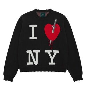 CHAMBERLIN BRAND “Stabby” Black Sweatshirt